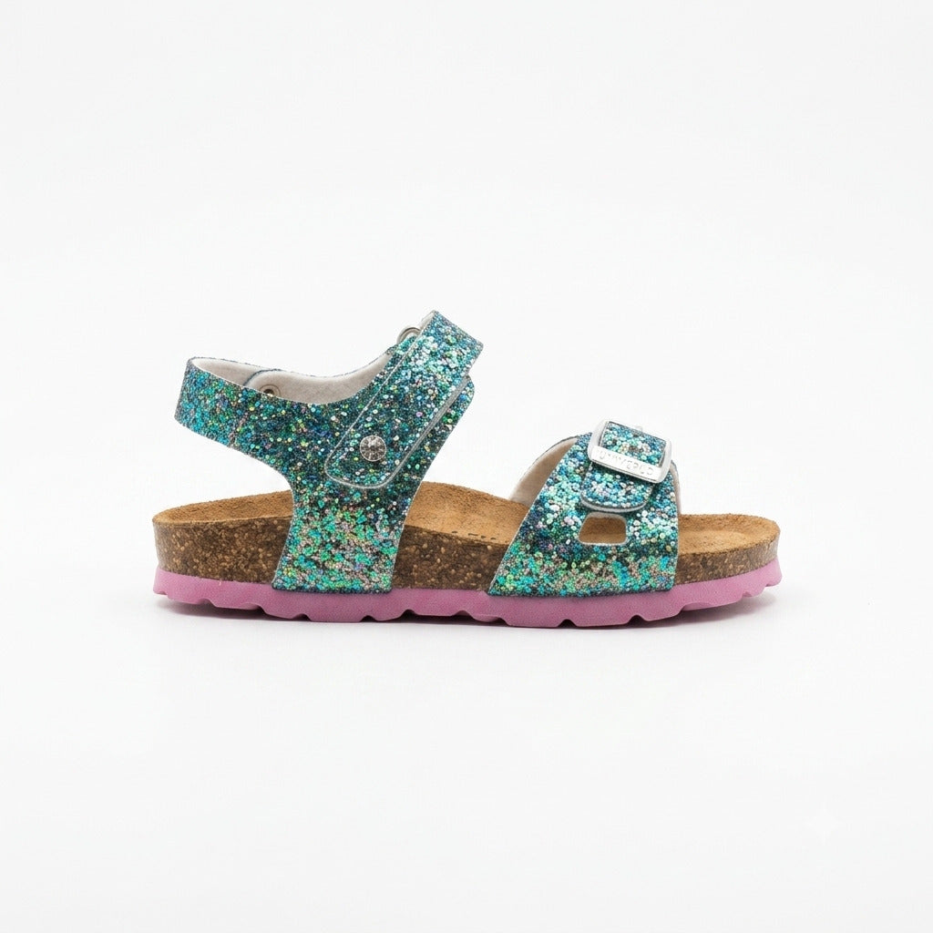 Sandalo glitterato con strappo GRUNLAND