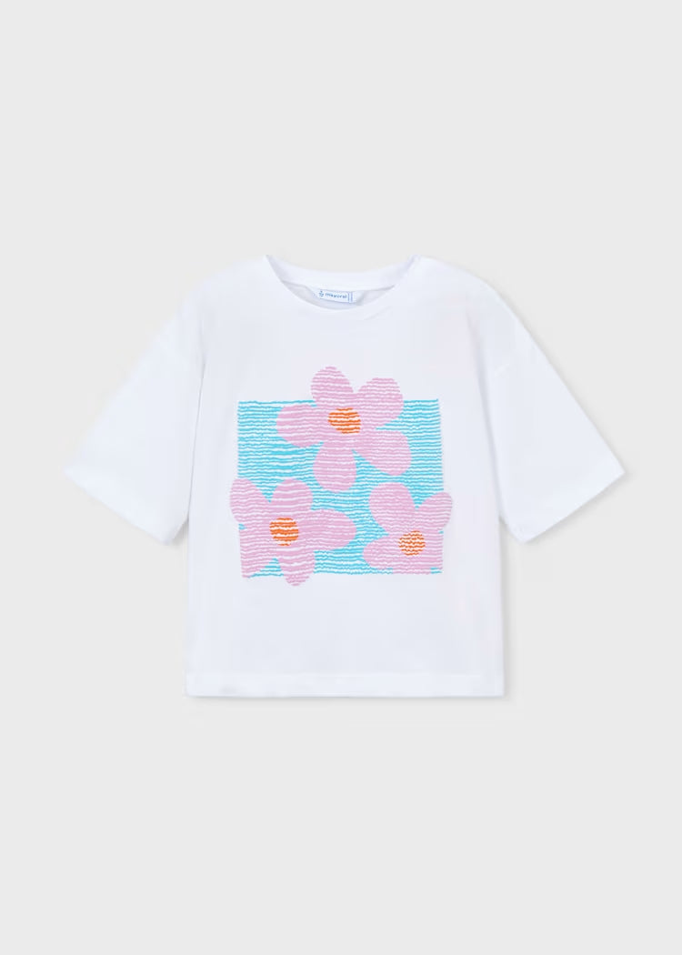 T-shirt con stampa gommata art.3016-25 MAYORAL