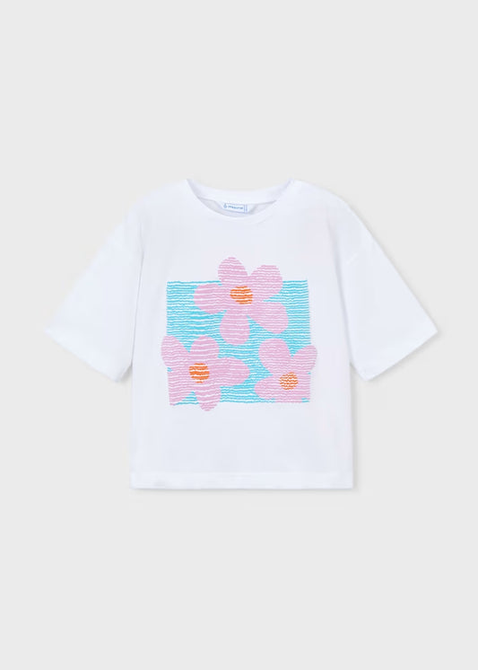 T-shirt con stampa gommata art.3016-25 MAYORAL