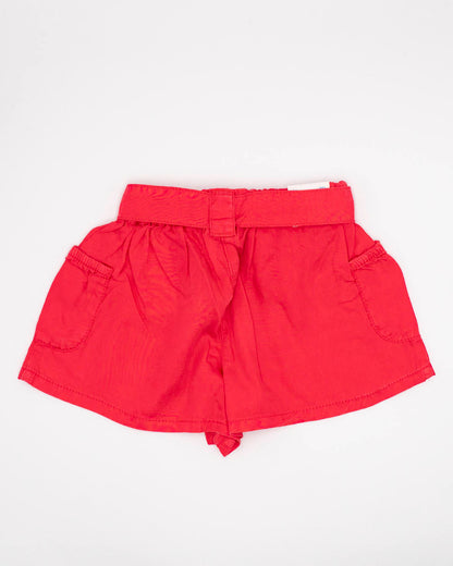 Short con fiocco in cintura