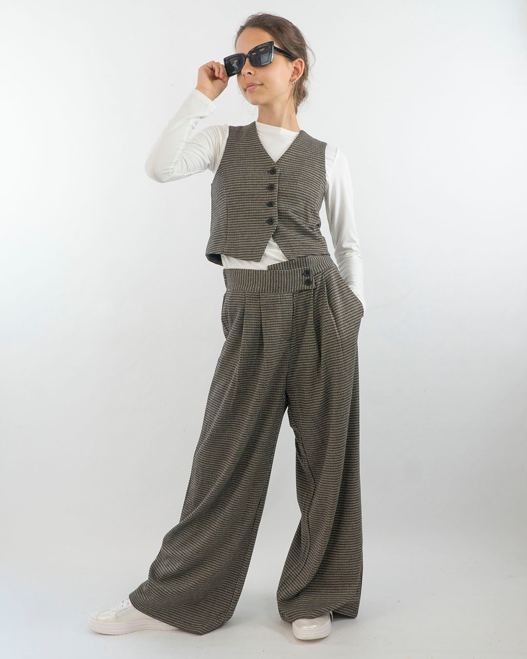 Gilet a quadretti foderato I DO