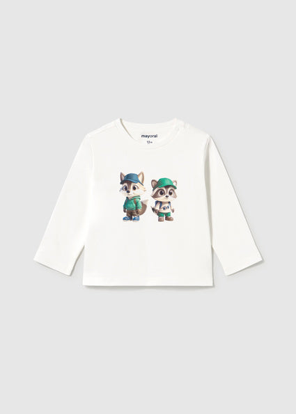 T-shirt con esploratori art.2.013-010 MAYORAL