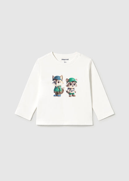 T-shirt con esploratori art.2.013-010 MAYORAL