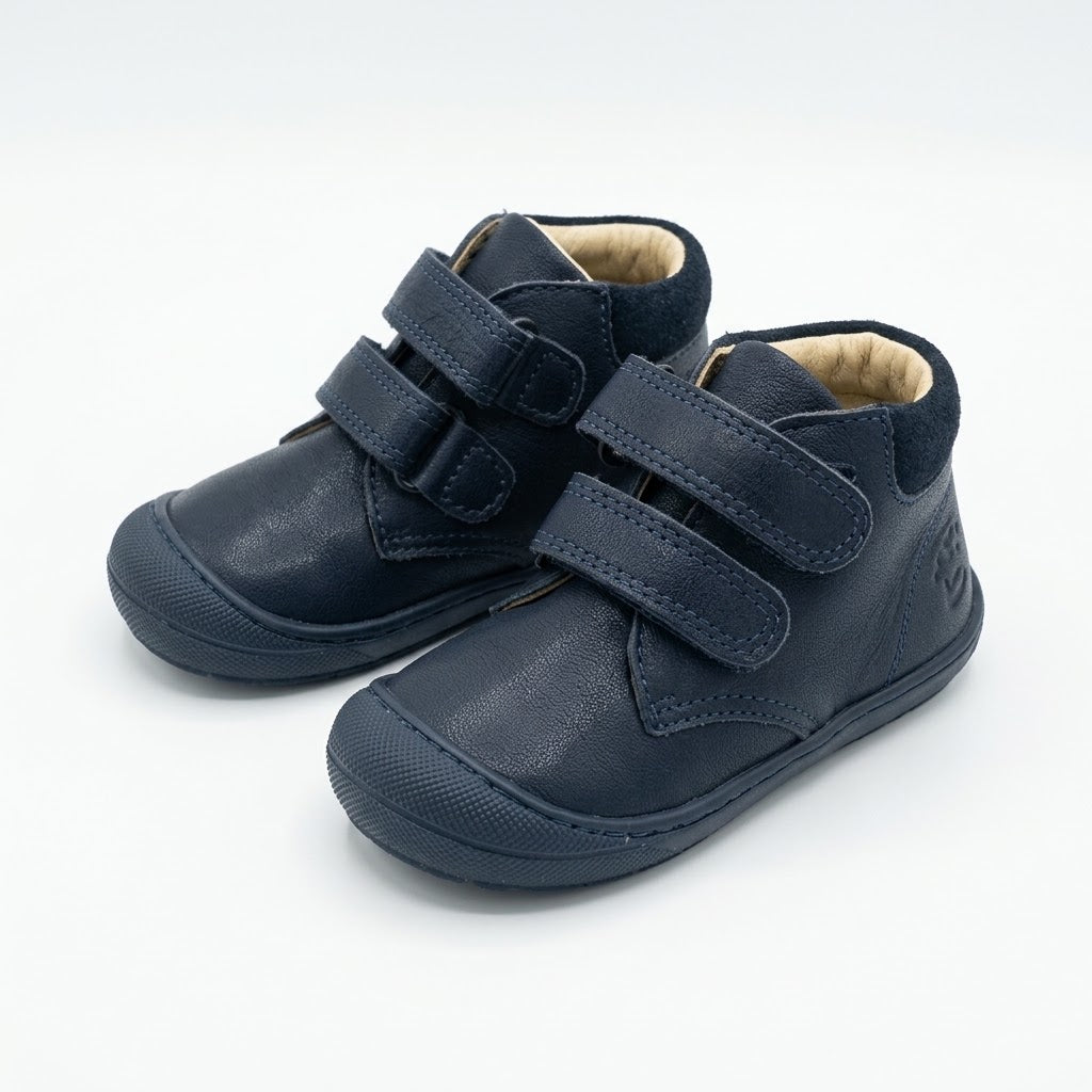 Scarpe primipassi in pelle con punta rinforzata