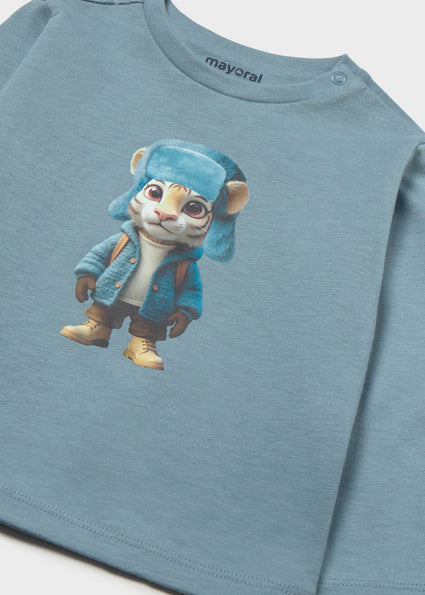 T-shirt con animaletto vestito art.2.016-22MAYORAL