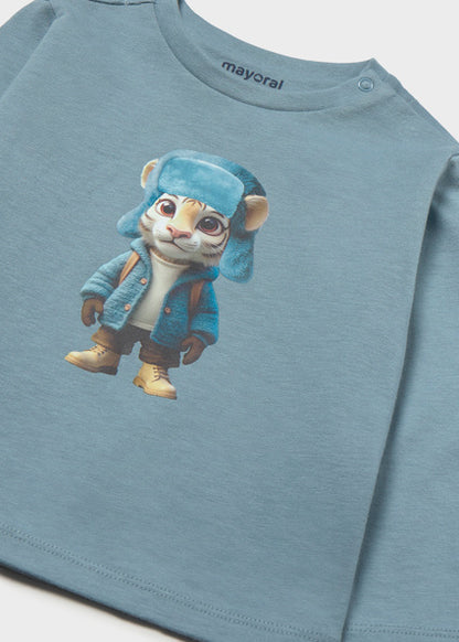 T-shirt con animaletto vestito art.2.016-22MAYORAL