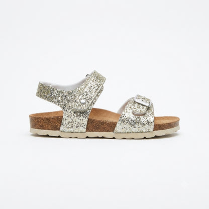 Sandalo glitterato con strappo GRUNLAND