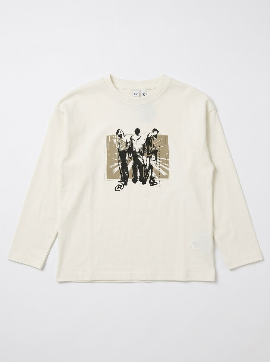 T-shirt con stampa marrone art.4.H614-0112 I DO