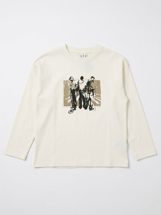 T-shirt con stampa marrone art.4.H614-0112 I DO