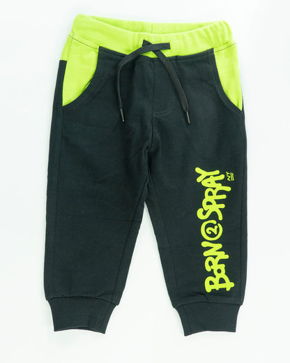 Pantaloni non felpati con vita a contrasto I DO