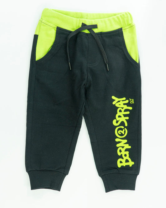 Pantaloni non felpati con vita a contrasto I DO