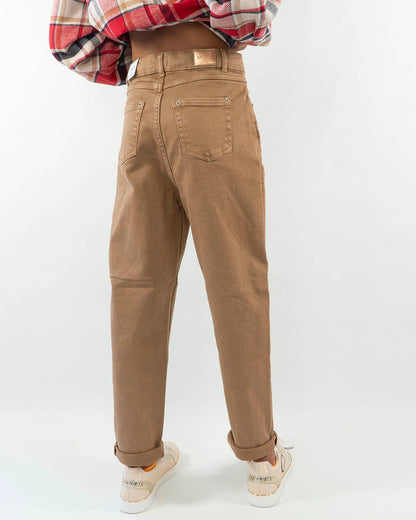 Pantalone in cotone elasticizzato