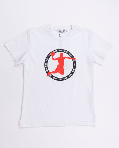 T-shirt con logo tondo