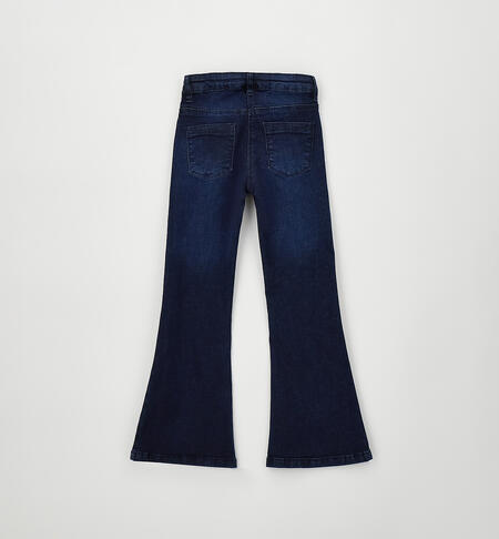 Jeans elasticizzato a zampa art.4.H731-7750 I DO