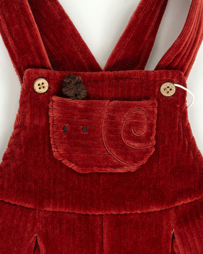 Salopette in velluto rigato con pinces MAYORAL