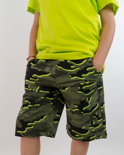 Completo 2 pz. con bermuda camouflage I DO