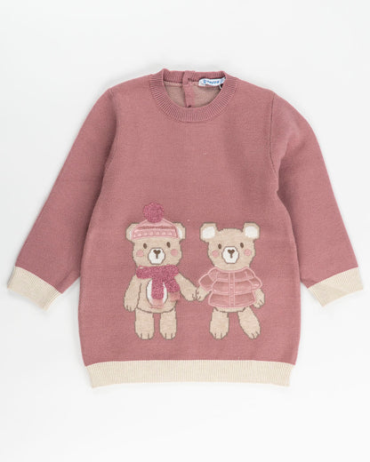 Abito in maglia con orsetti MAYORAL
