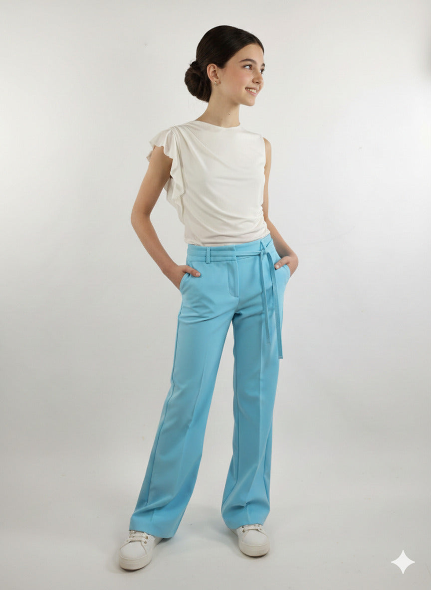 Pantaloni eleganti a zampa art. SHARON-72202 KOCCA