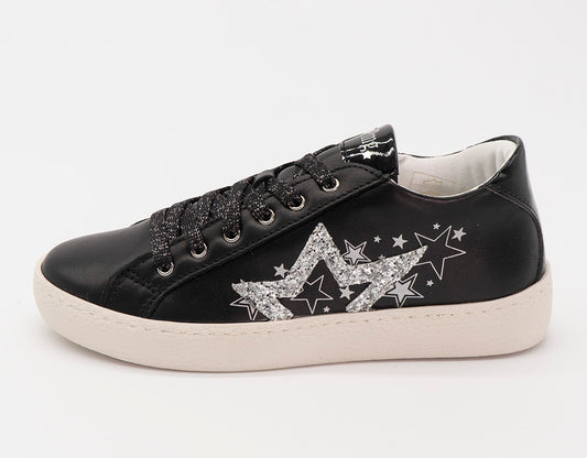 Scarpe con laccio,zip e stella glitterata PRIMIGI