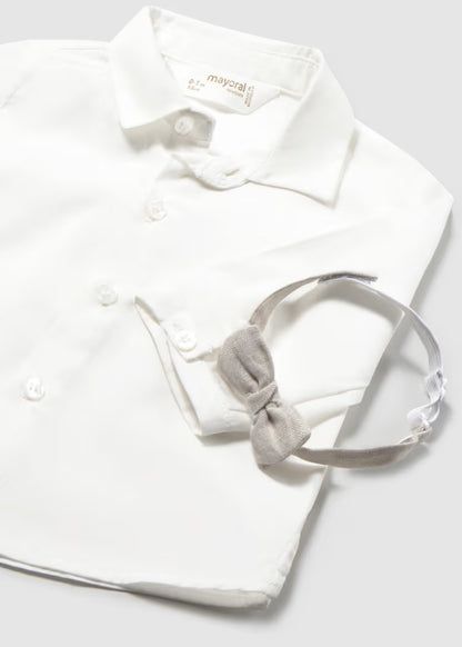 Camicia in cotone con papillon MAYORAL