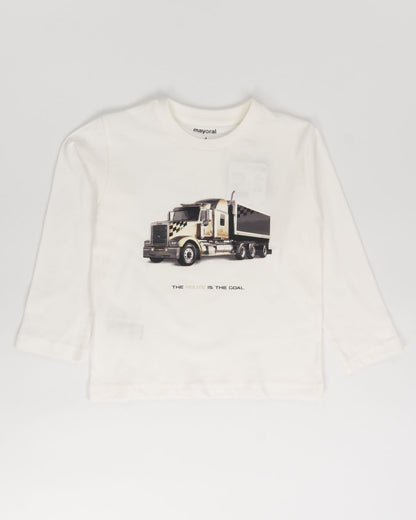 T-shirt manica lunga con camion MAYORAL