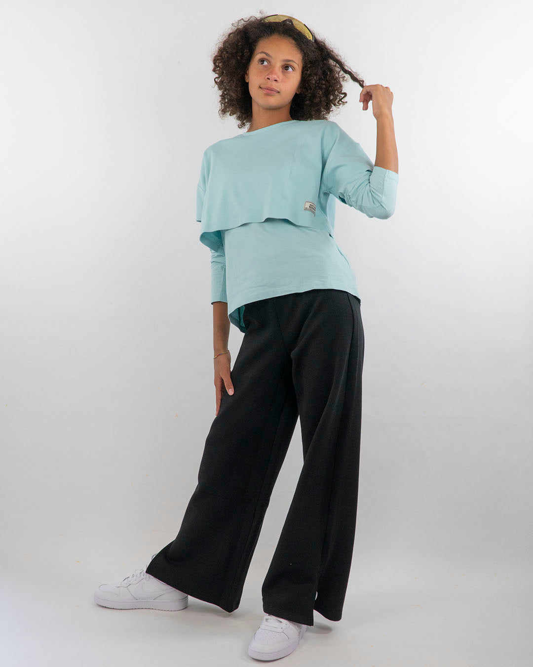 Completo 2 pz.di t-shirt manica lunga e corta I DO