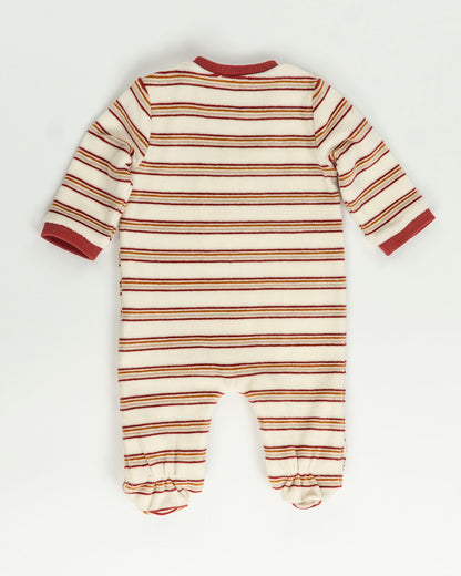 Tutina in ciniglia rigata con lumaca MAYORAL