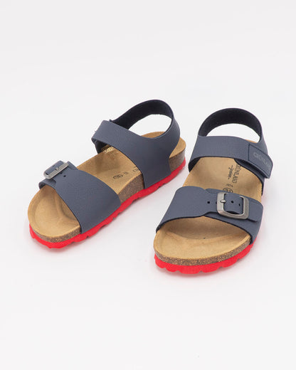 Sandali con suola colorata e strappoGRUNLAND