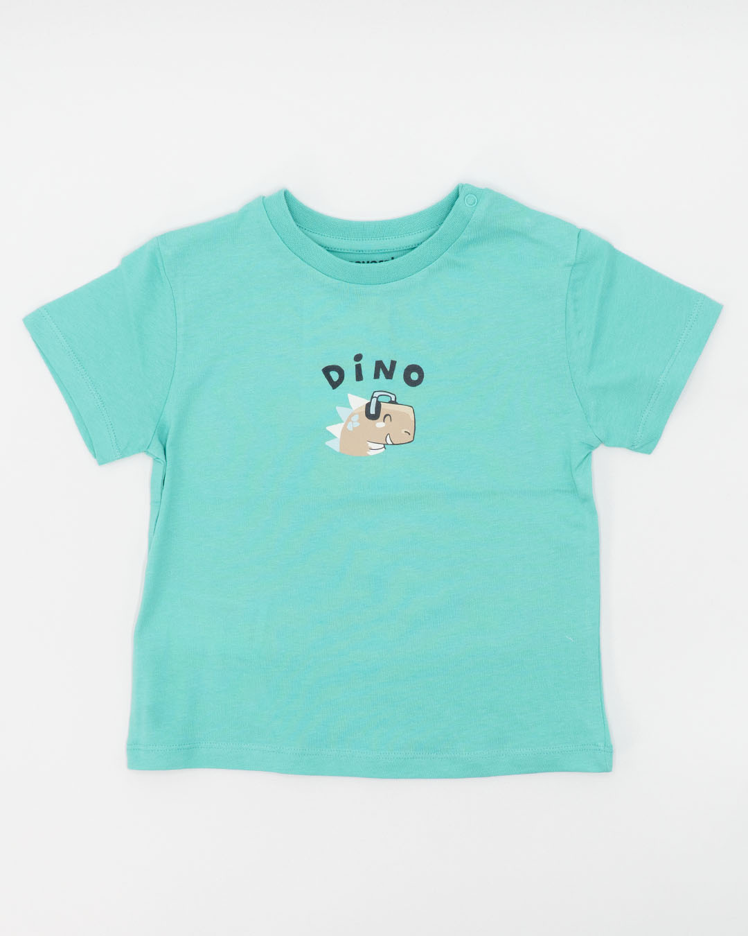T-shirt con dinosauro con cuffie MAYORAL
