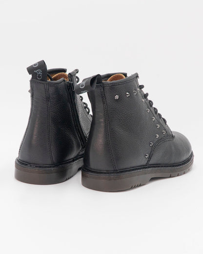 Anfibio in pelle con borchiette e zip GRUNLAND