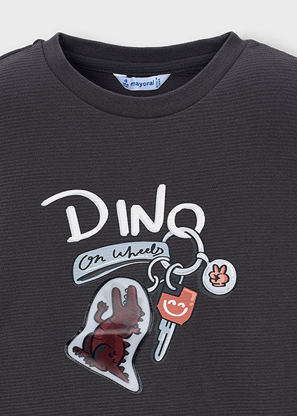 T-shirt con dinosauro gommato art.4.010-016MAYORAL