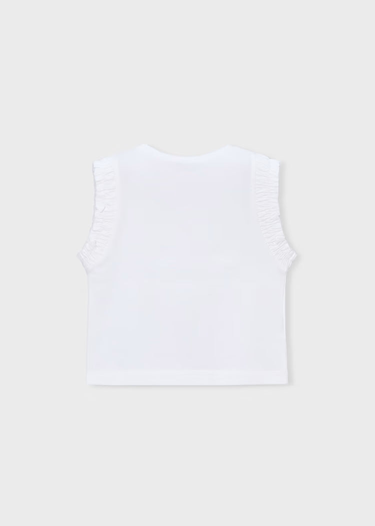 Canotta con fiori applicati art.3023-40 MAYORAL