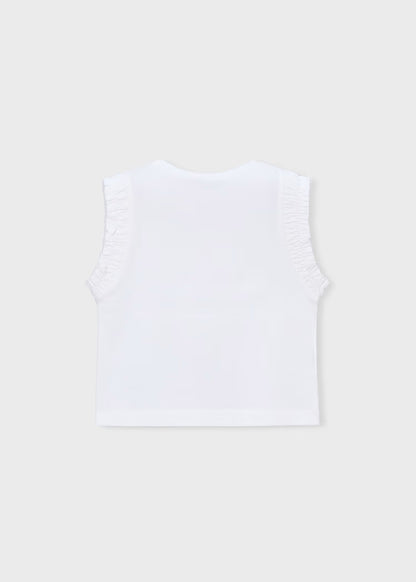 Canotta con fiori applicati art.3023-40 MAYORAL