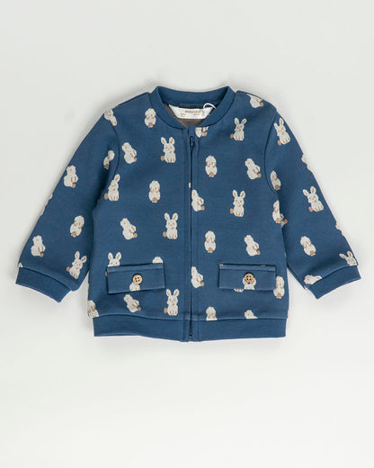 Tuta 3 pz. felpata con coniglietti MAYORAL