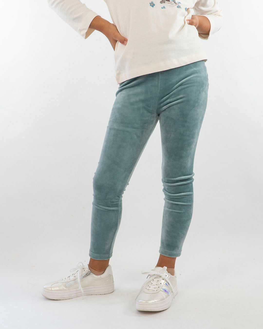 Leggings basico in velluto MAYORAL
