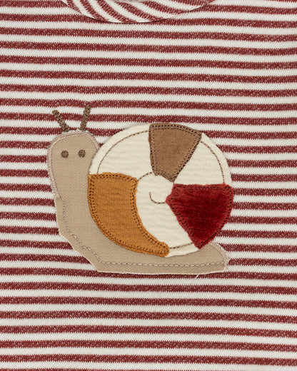 Tuta 2 pz. rigata e felpata con lumaca MAYORAL