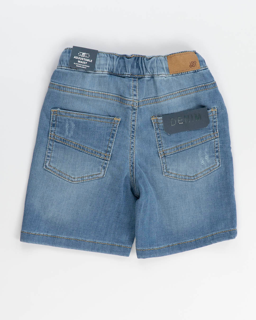 Jeans taglio bermuda con elastico in vita I DO