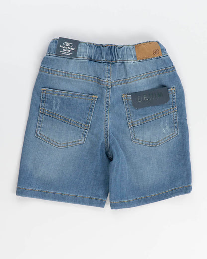 Jeans taglio bermuda con elastico in vita I DO