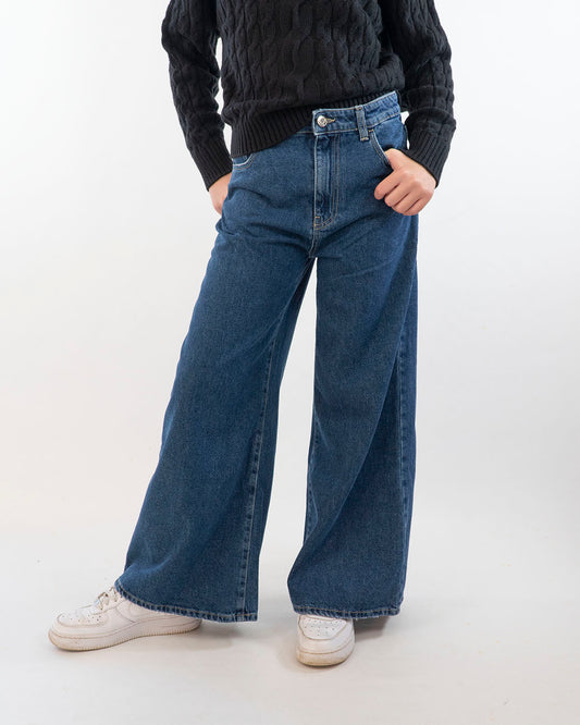 Jeans elasticizzati a palazzo Please
