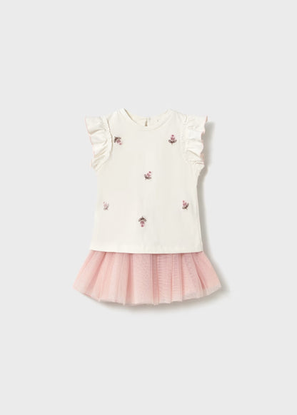 Completo con gonna in tulle art.1933-46 MAYORAL