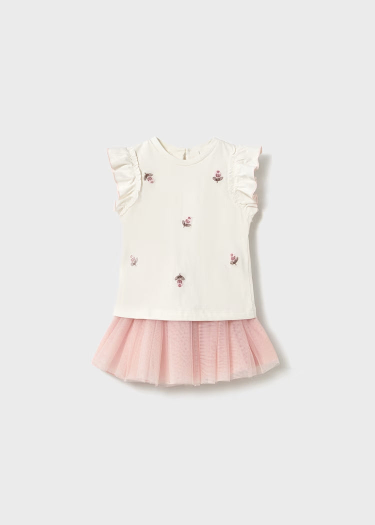 Completo con gonna in tulle art.1933-46 MAYORAL