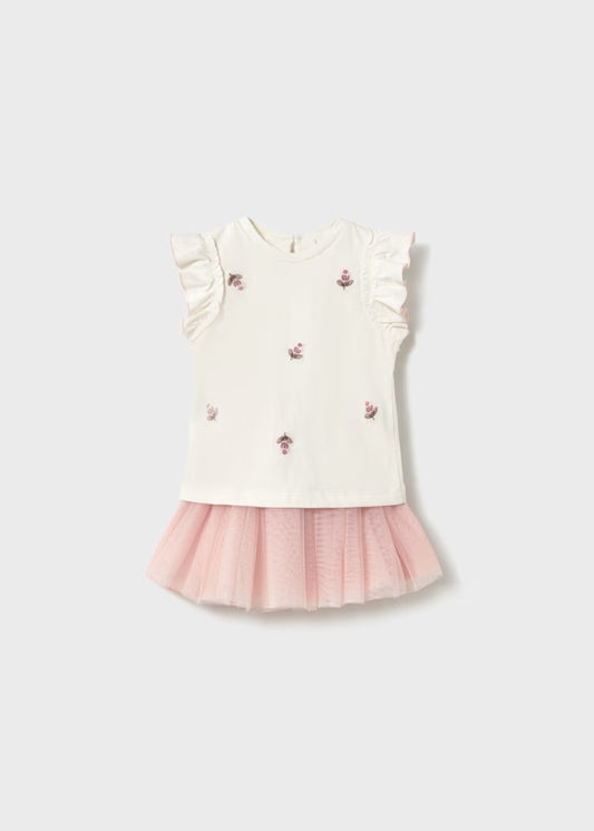 Completo con gonna in tulle art.1933-46 MAYORAL