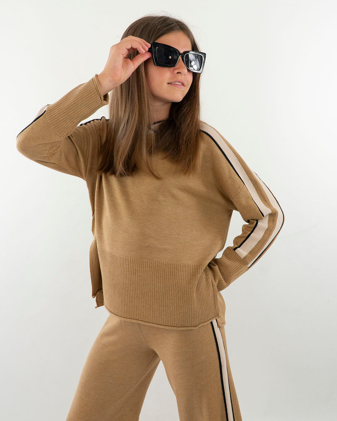 Completo 2 pz. in tricot con cappuccio MAYORAL