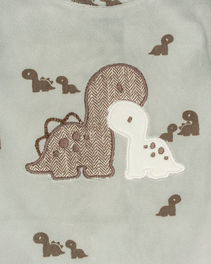 Tutina in ciniglia con baby dinosauri MELBY