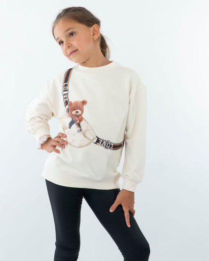 Completo felpato con leggings lucidi MAYORAL