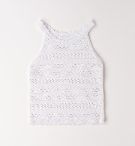 Canotta effetto crochet art.4G686-0113 I DO
