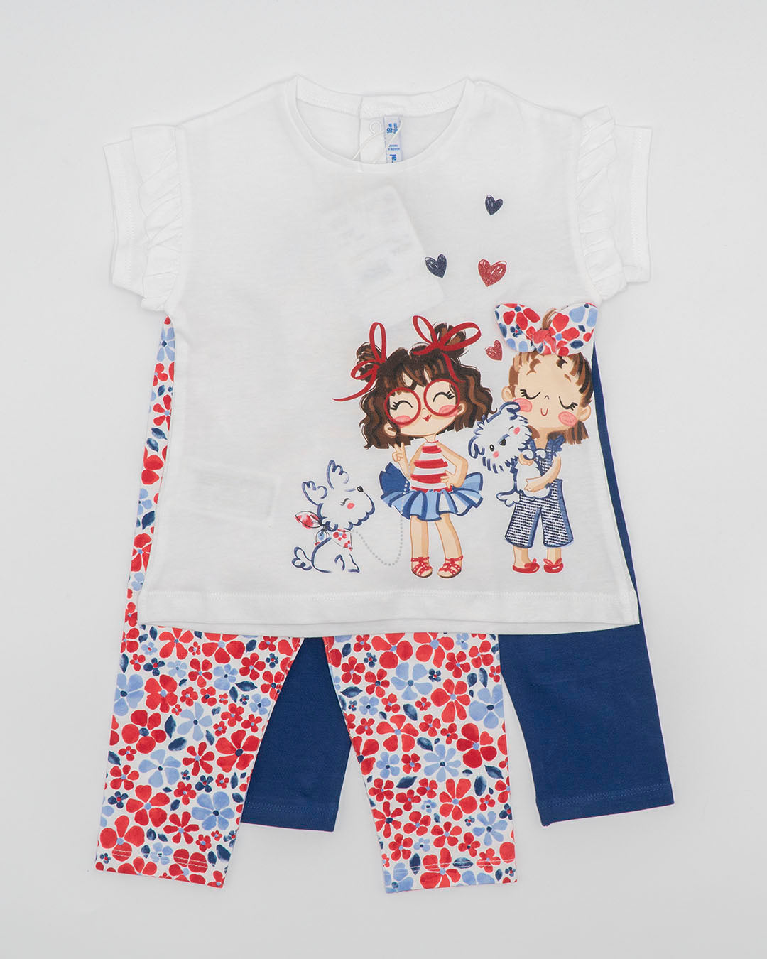 Completo 3 pezzi con leggings