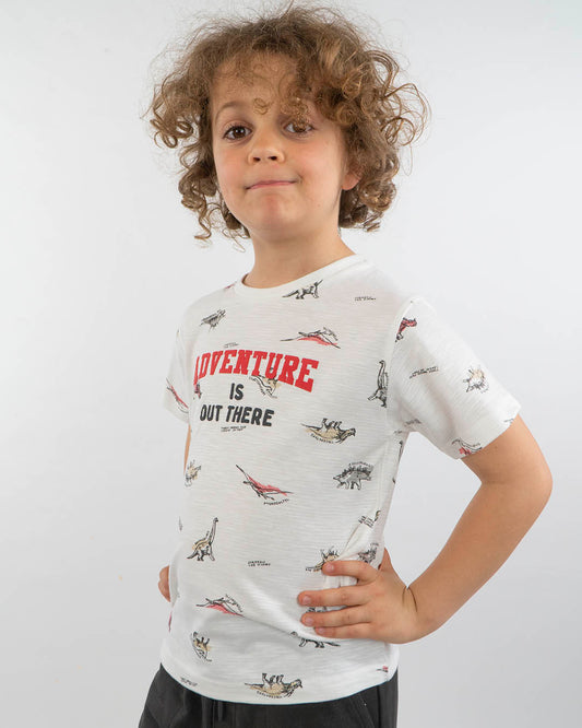 T-Shirt manica corta dinosauri