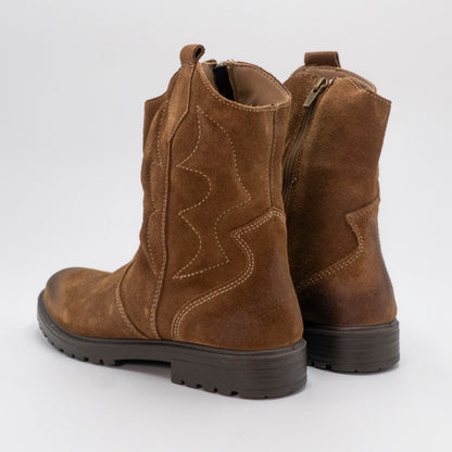 Stivaletto texano in pelle scamosciata PRIMIGI