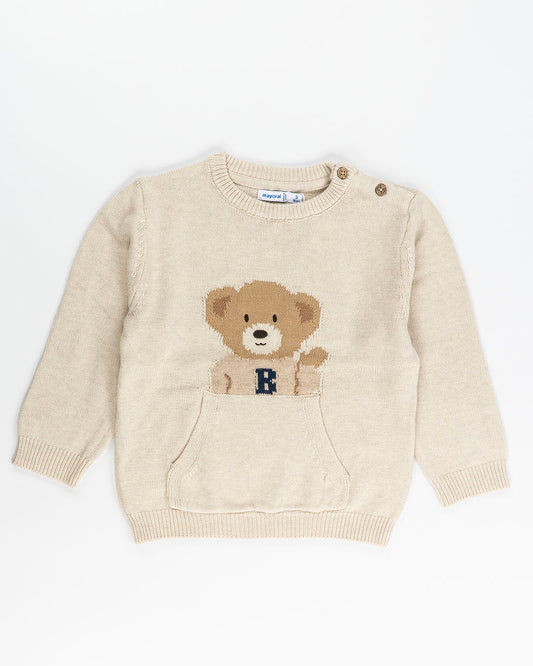 Maglione girocollo con orsetto MAYORAL